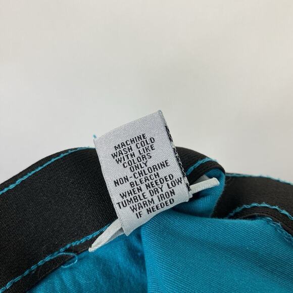 Catherines Plus Size 18 Capri Jeans Green Teal 5-Pocket - Picture 5 of 5